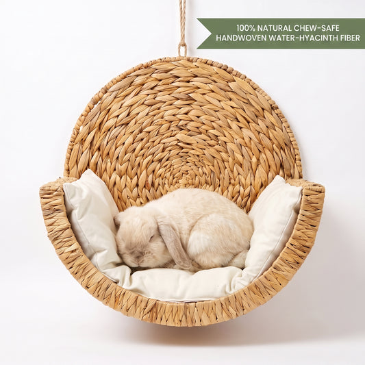 Handwoven bunny basket
