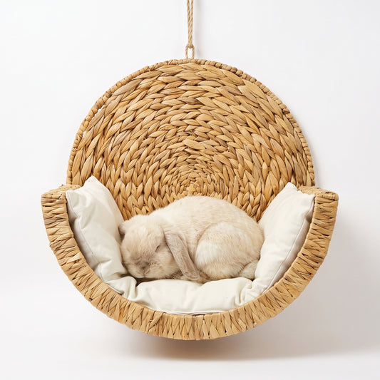 Handwoven bunny basket